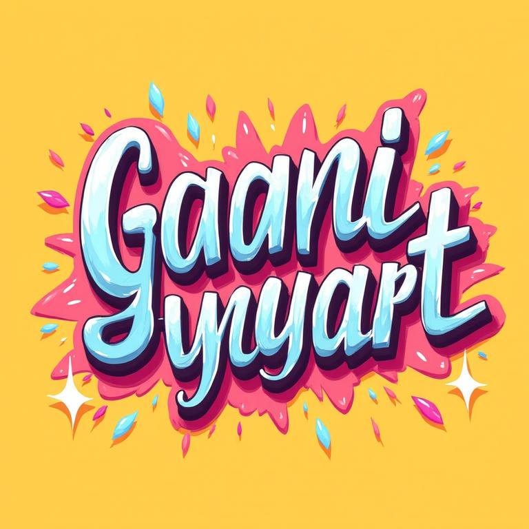 Campagna social media con lettering personalizzato