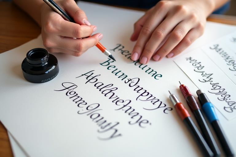 Corso di calligrafia base per principianti