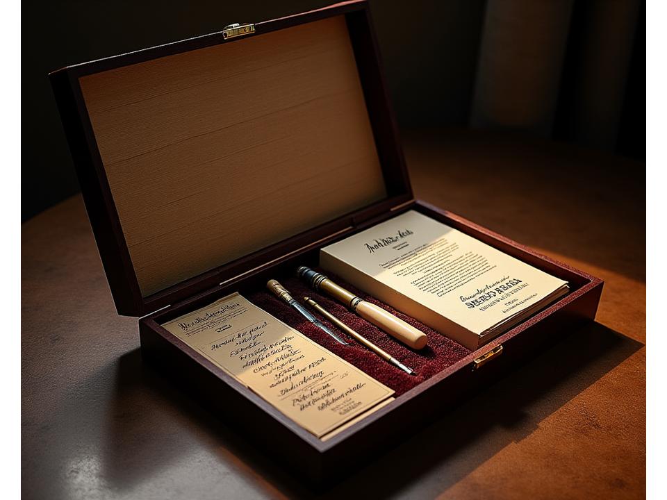 Kit luxury personalizzato con materiali sostenibili